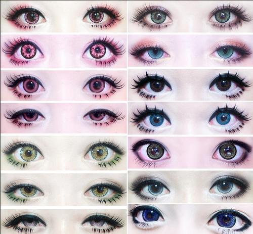 japanese anime eyes makeup