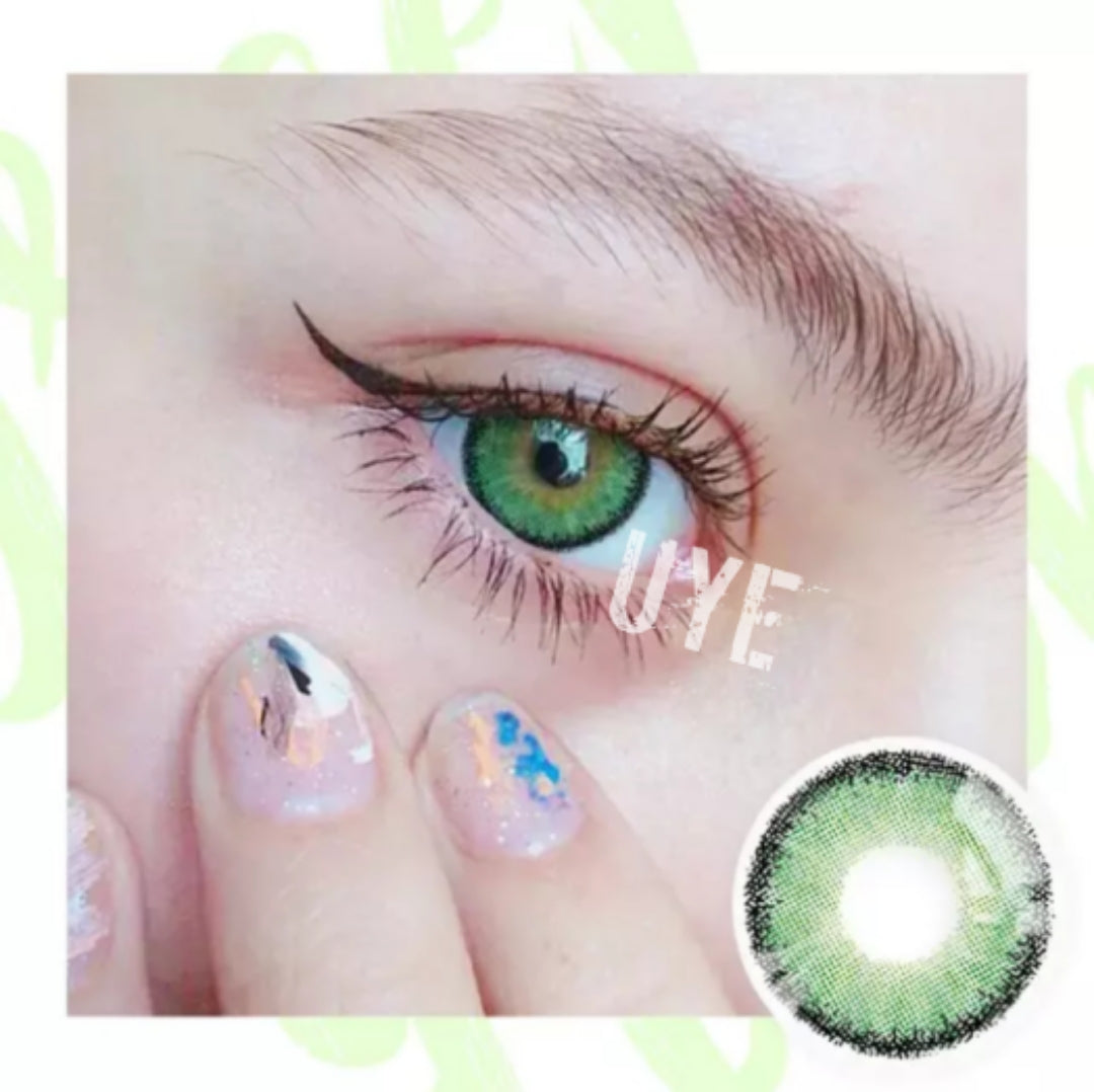NATURAL PREMIUM CANDY DREAM COLOR Green Colored Contact Lens-Premium Candy Dream Color-UNIQUELY-YOU-EYES