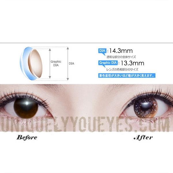 NEW ARRIVAL fairytale GLITTERING brown POLYFLEX CONTACT LENSES-Glittering-UNIQUELY-YOU-EYES