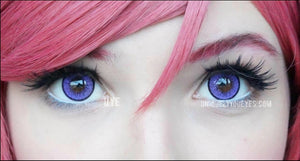 Purple cosplay colored contacts sale affordable safe