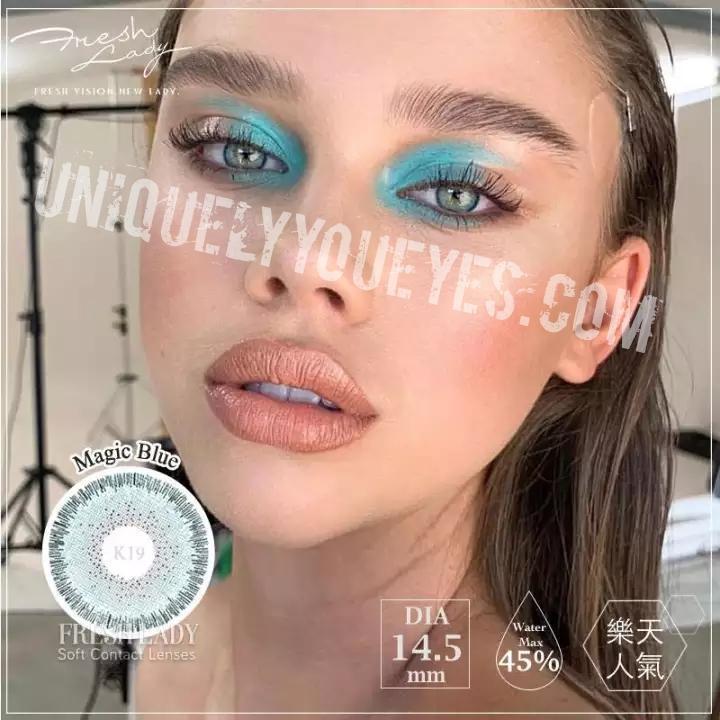 NEW ARRIVAL Magic Blue Coloured Contacts-Magic-UNIQUELY-YOU-EYES