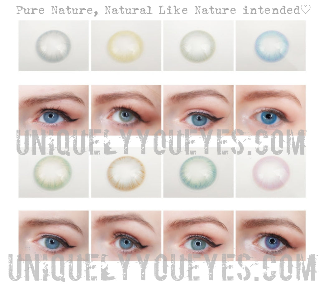 Minty Green PURE NATURE colored contacts-Pure Nature-UNIQUELY-YOU-EYES