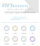New PURE NATURE Gray-Brown Coloured Contacts-Pure Nature-UNIQUELY-YOU-EYES