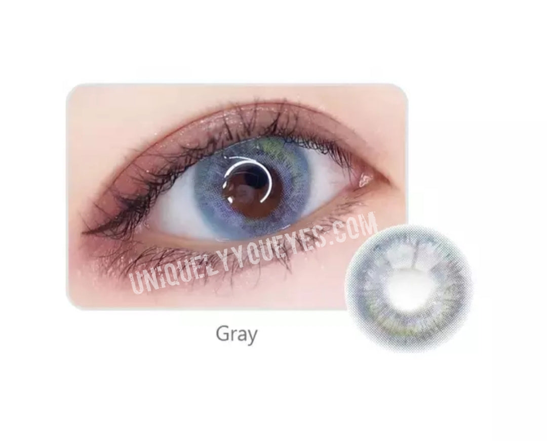SALE colored Contacts Grey Prism Gray-Rio 7 tone-UNIQUELY-YOU-EYES