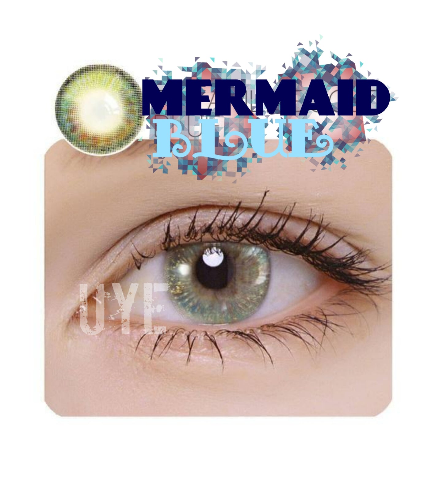 Blue Mermaid eyes contacts