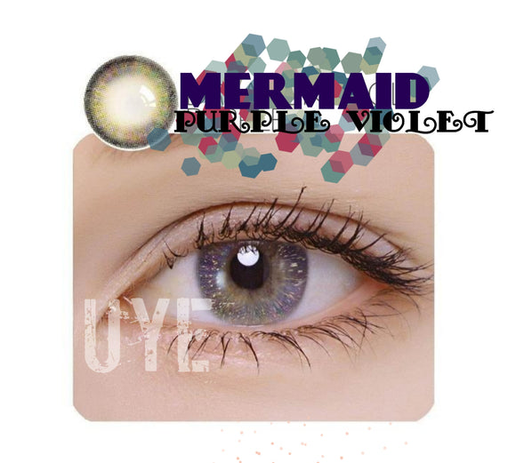 Violet Mermaid eyes purple amethyst 