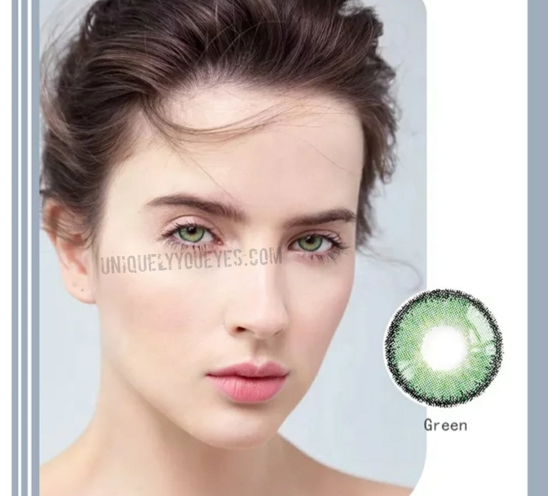 NATURAL PREMIUM CANDY DREAM COLOR Green Colored Contact Lens