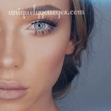 CUSTOMER TOP VOTED NATURAL Glass Ball Gray Colored Contacts-Glass Ball-UNIQUELY-YOU-EYES