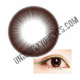 CAPPUCCINO chocolate brown Natural Contact Lenses