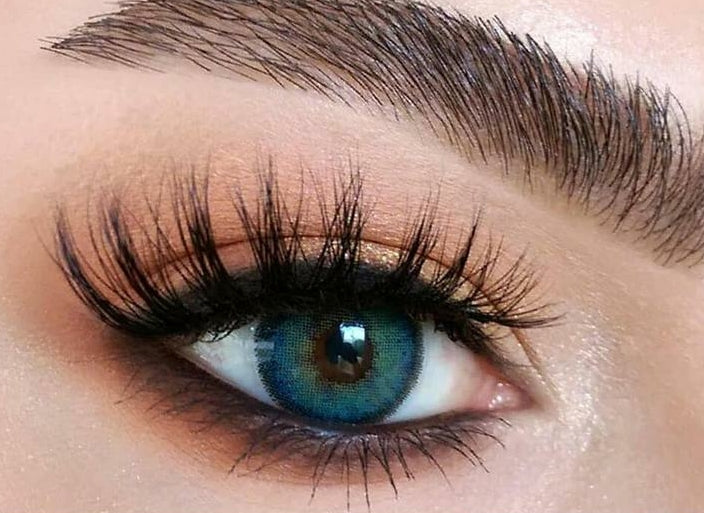 New Arrival CAPPUCCINO Natural Blue Colored Contacts
