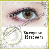 European Naturals style colored contacts Brown-European Naturals-UNIQUELY-YOU-EYES