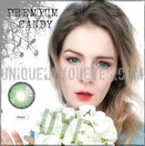 NATURAL PREMIUM CANDY DREAM COLOR Green Colored Contact Lens-Premium Candy Dream Color-UNIQUELY-YOU-EYES