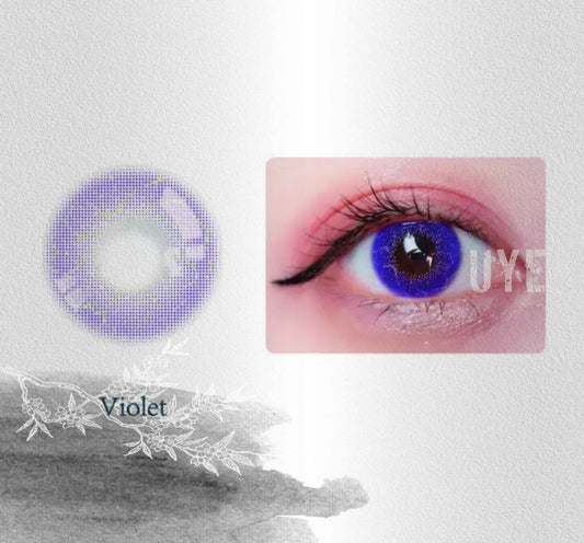 ELECTRICALLY NATURAL ELECTRIC SKY PURPLE VIOLET COLORED CONTACT LENS GOSSIP GIRL-GOSSIP GIRL-UNIQUELY-YOU-EYES