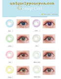 ELECTRICALLY NATURAL ELECTRIC SKY PURPLE VIOLET COLORED CONTACT LENS GOSSIP GIRL-GOSSIP GIRL-UNIQUELY-YOU-EYES