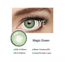 NEW ARRIVAL Magic Green Coloured Contacts-Magic-UNIQUELY-YOU-EYES