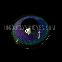 NEW ARRIVAL Rainbow NEON Blue COLORED CONTACTS-Rainbow Neon-UNIQUELY-YOU-EYES