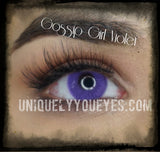 ELECTRICALLY NATURAL ELECTRIC SKY PURPLE VIOLET COLORED CONTACT LENS GOSSIP GIRL-GOSSIP GIRL-UNIQUELY-YOU-EYES