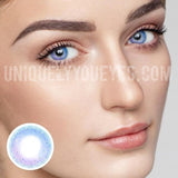 NEW ARRIVAL Rainbow NEON Blue COLORED CONTACTS-Rainbow Neon-UNIQUELY-YOU-EYES