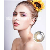 fairytale GLITTERING brown POLYFLEX CONTACT LENSES